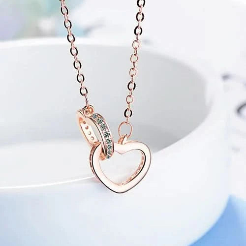 Double Heart Necklace