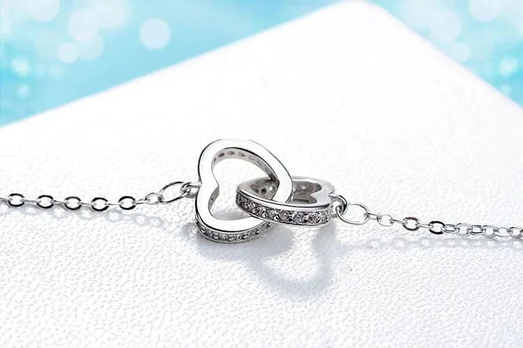 Double Heart Necklace