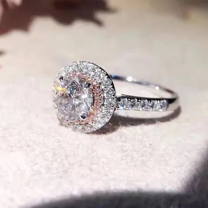 18k White gold Engagement Ring