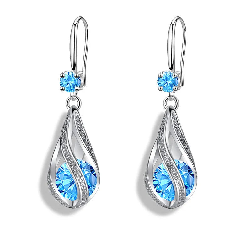 925 Sterling dangling earrings