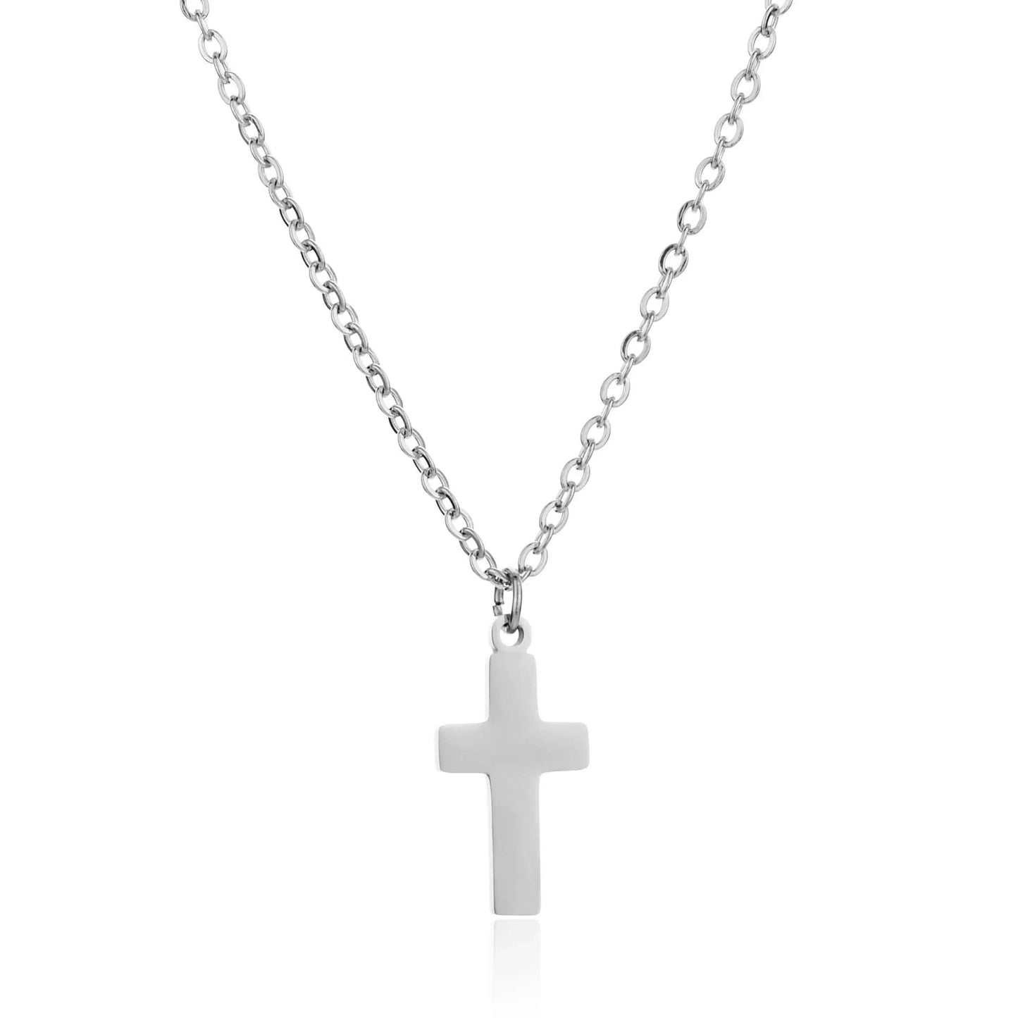 Stainless Steel Cross Necklace For Women