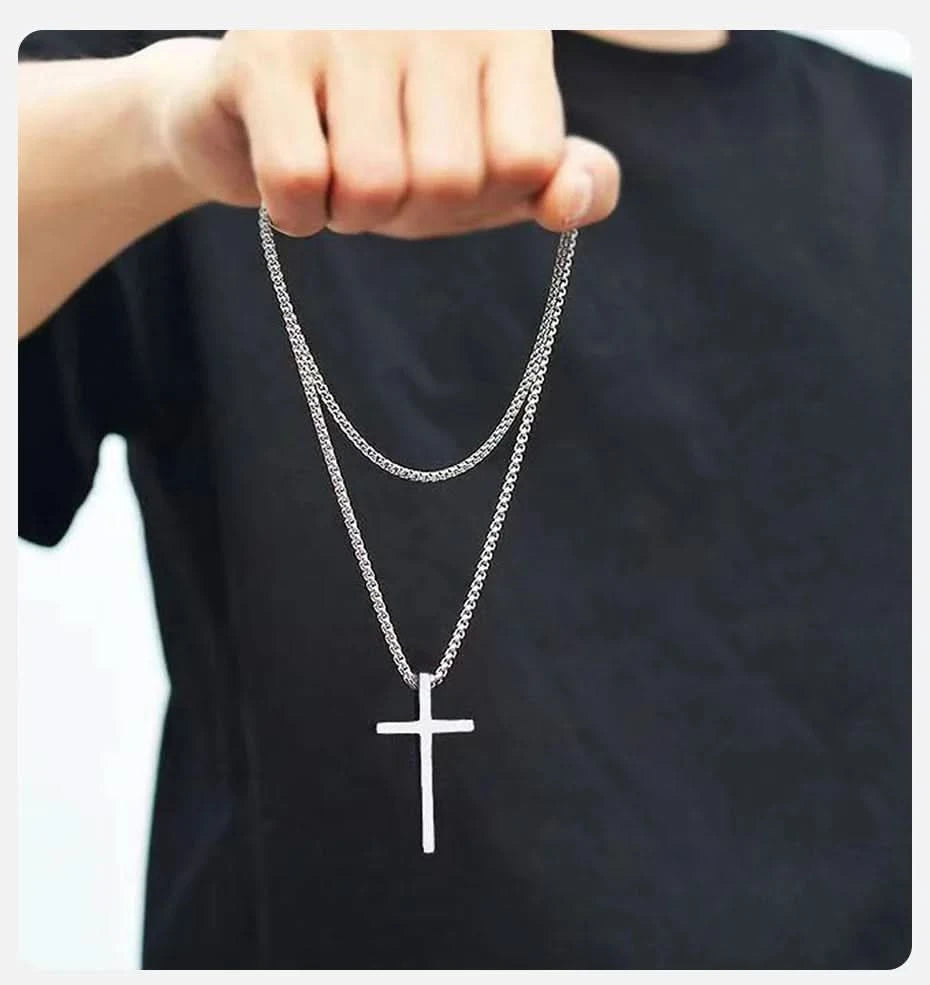 Simple Cross Necklace