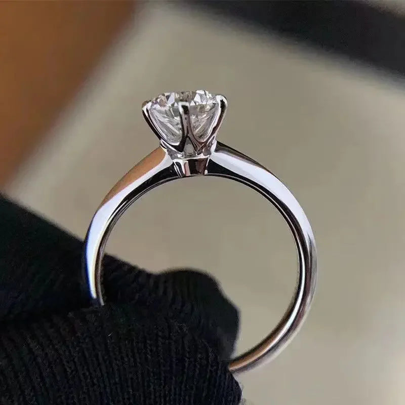 1 ct Moissanite Engagement ring