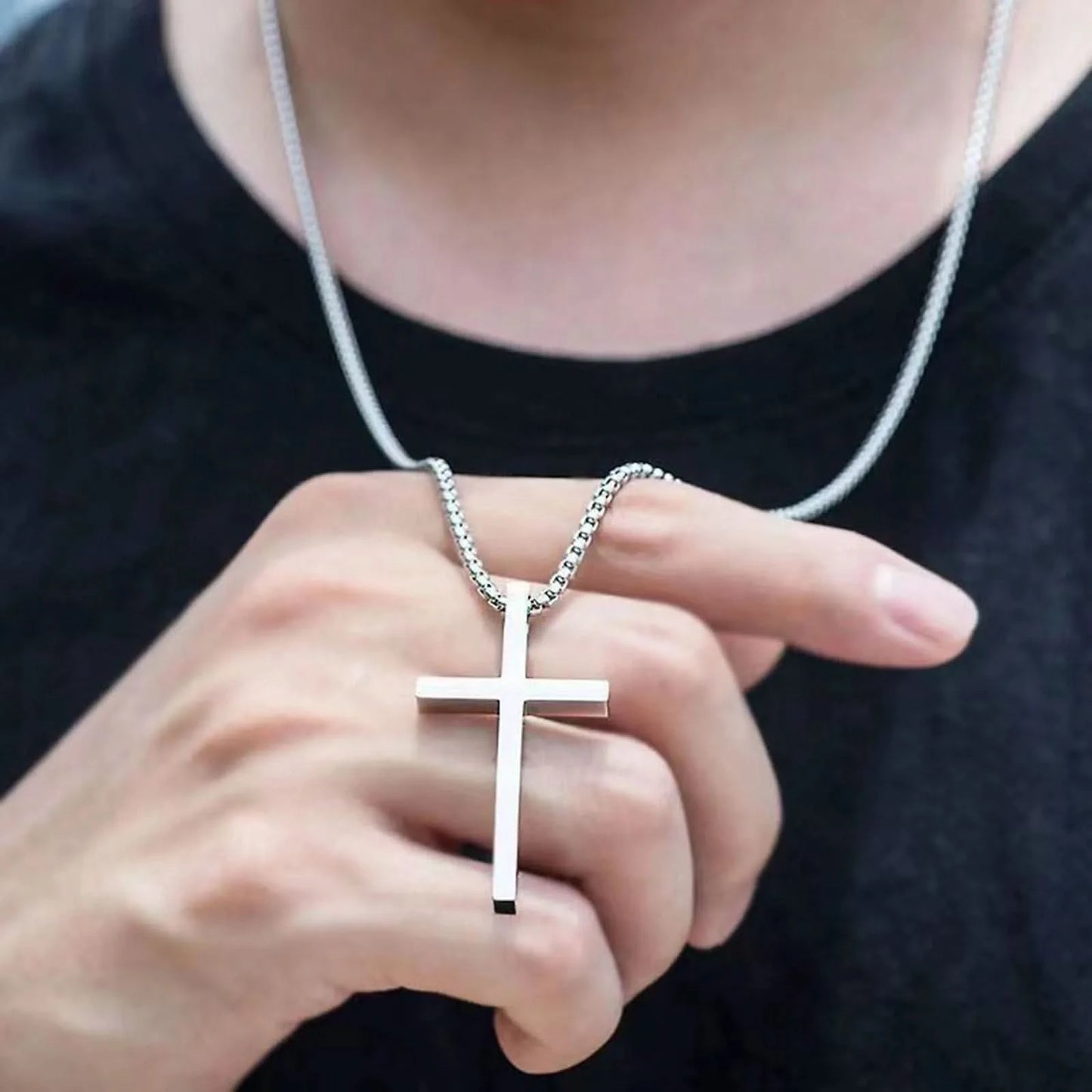 Simple Cross Necklace