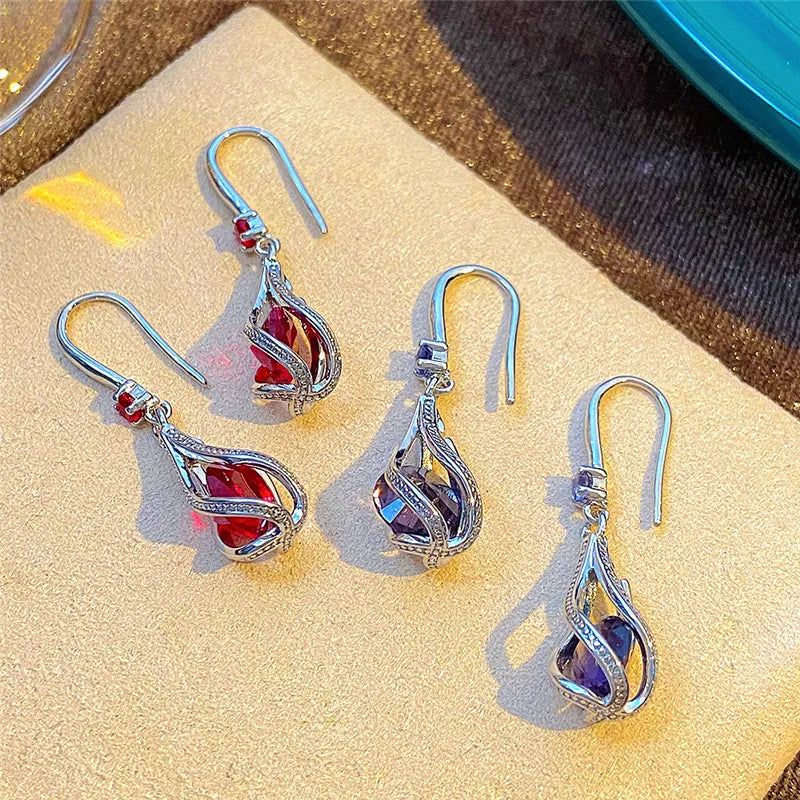 925 Sterling dangling earrings