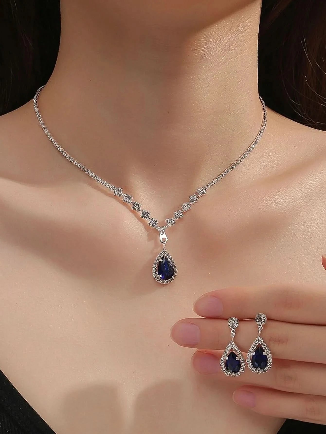 Water Drop Bridal set