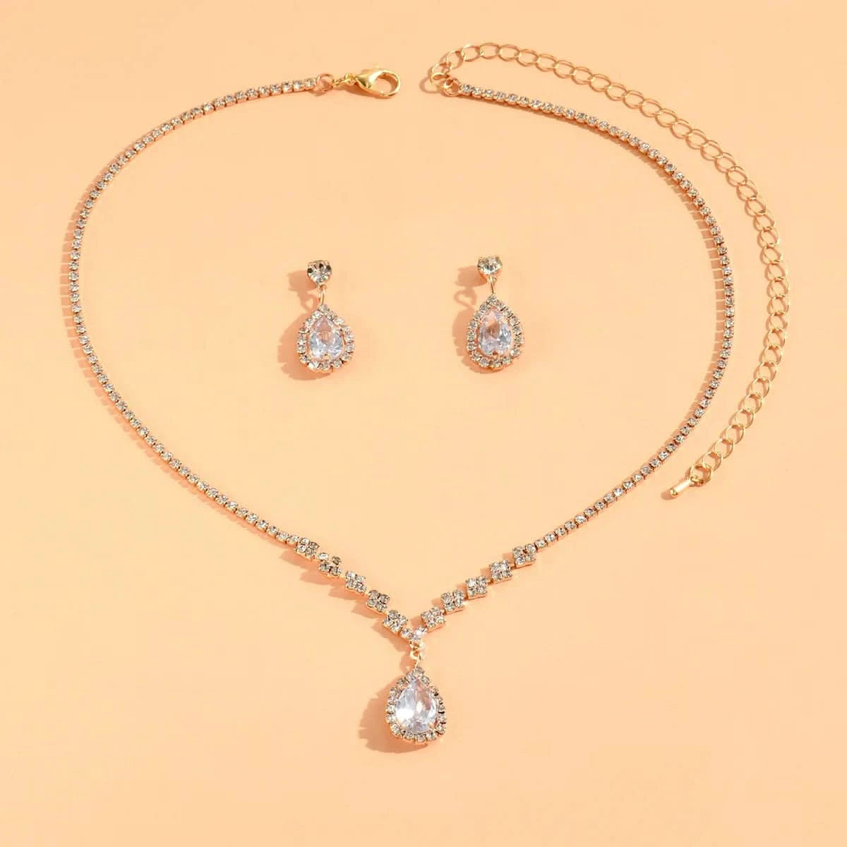 Water Drop Bridal set