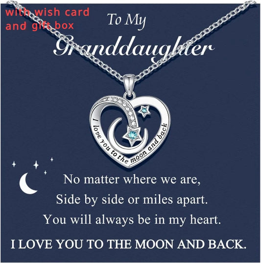 I love you to the moon and back necklace