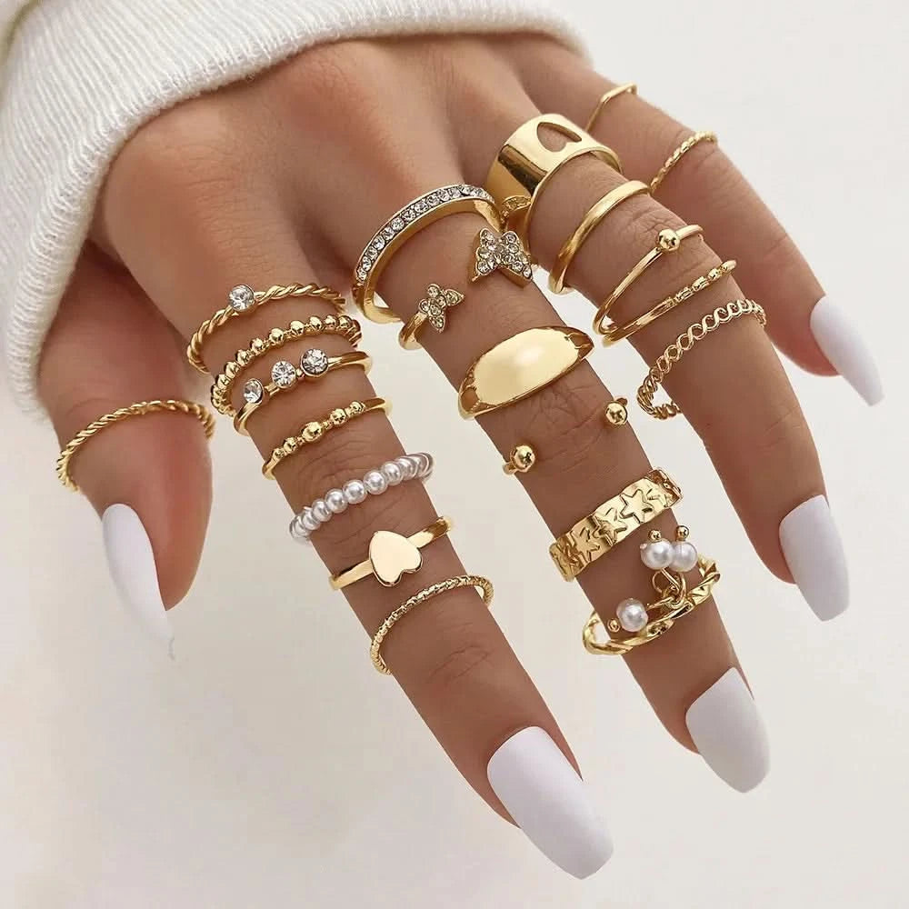 23pcs Ring set