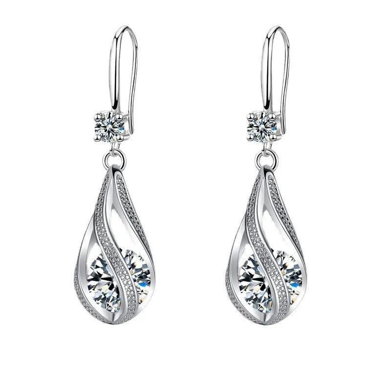 925 Sterling dangling earrings