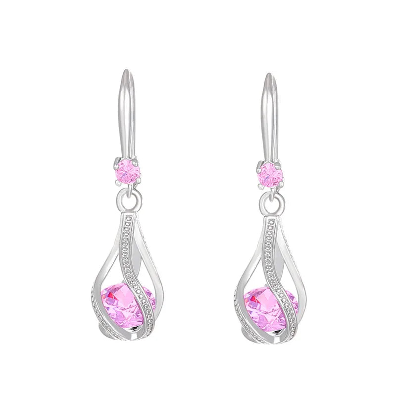 925 Sterling dangling earrings