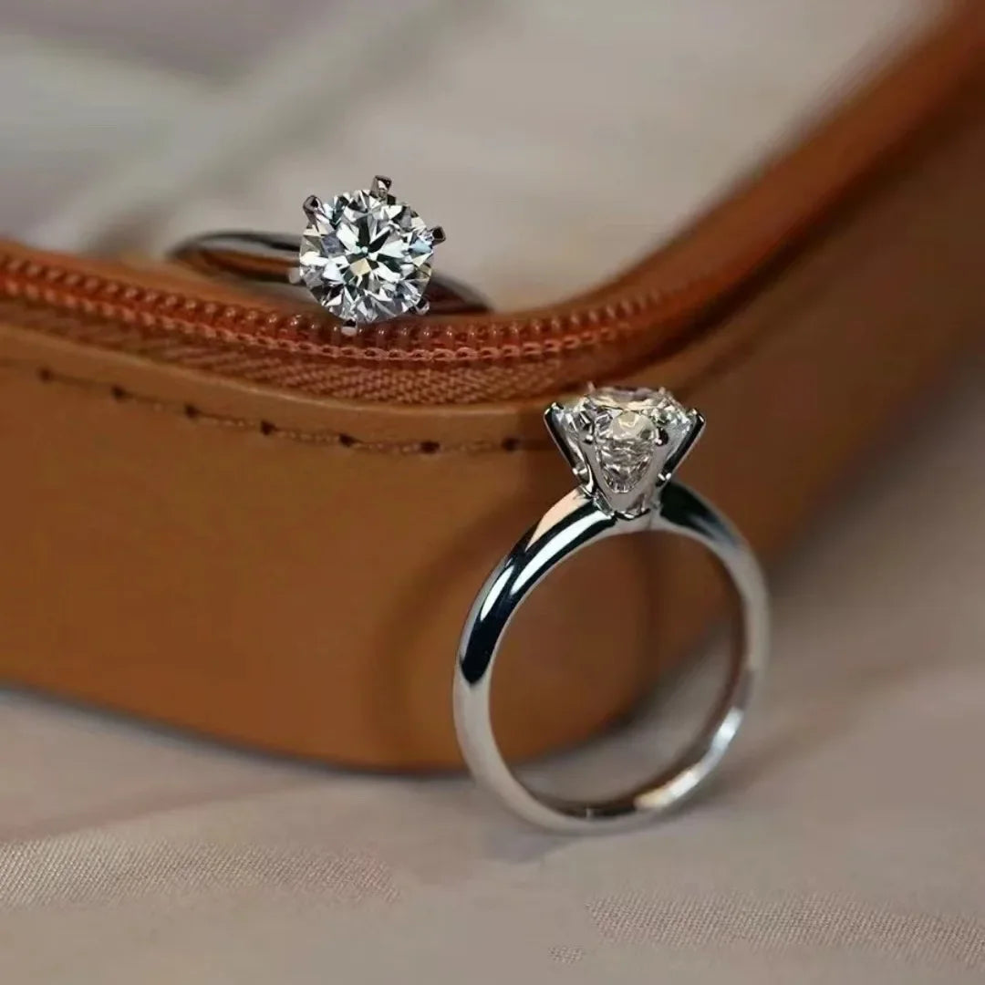 1 ct Moissanite Engagement ring