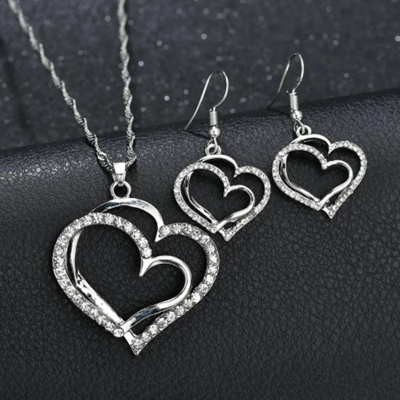 4pcs Heart set