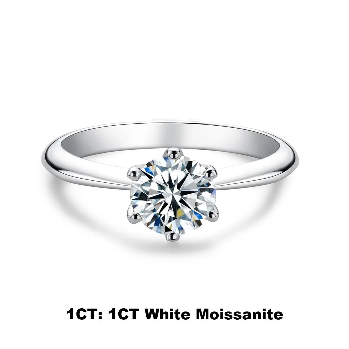 Moissanite Engagement Ring