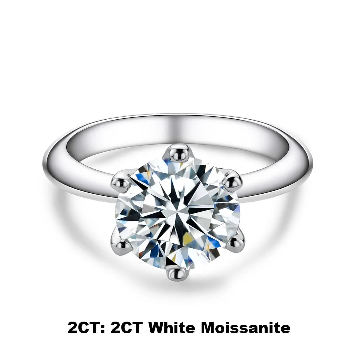 Moissanite Engagement Ring