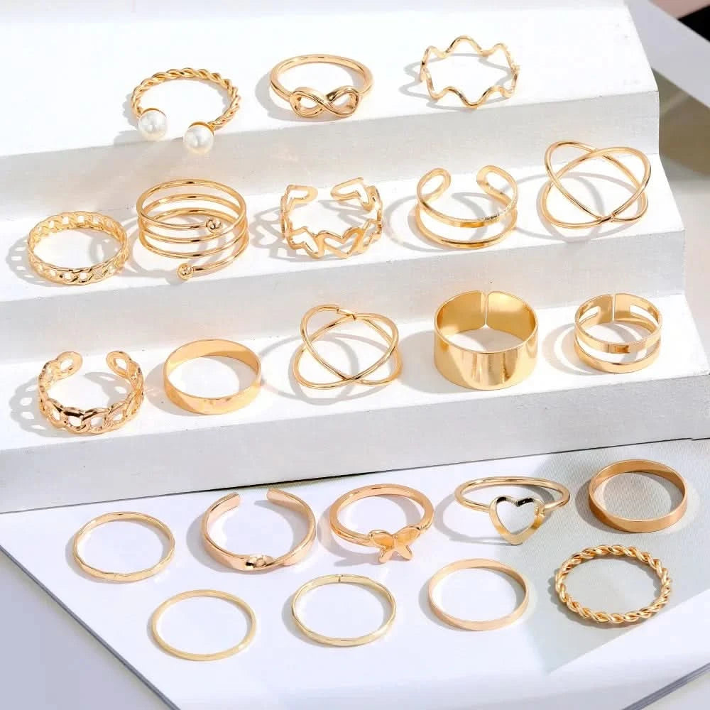 23pcs Ring set