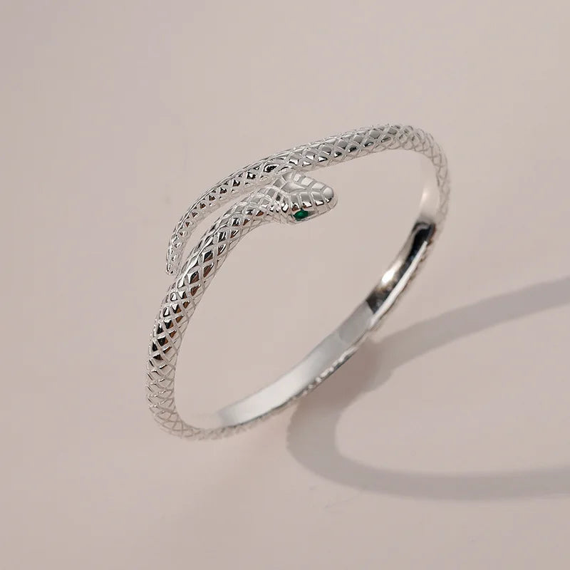 925 Sterling Silver Snake Bracelet