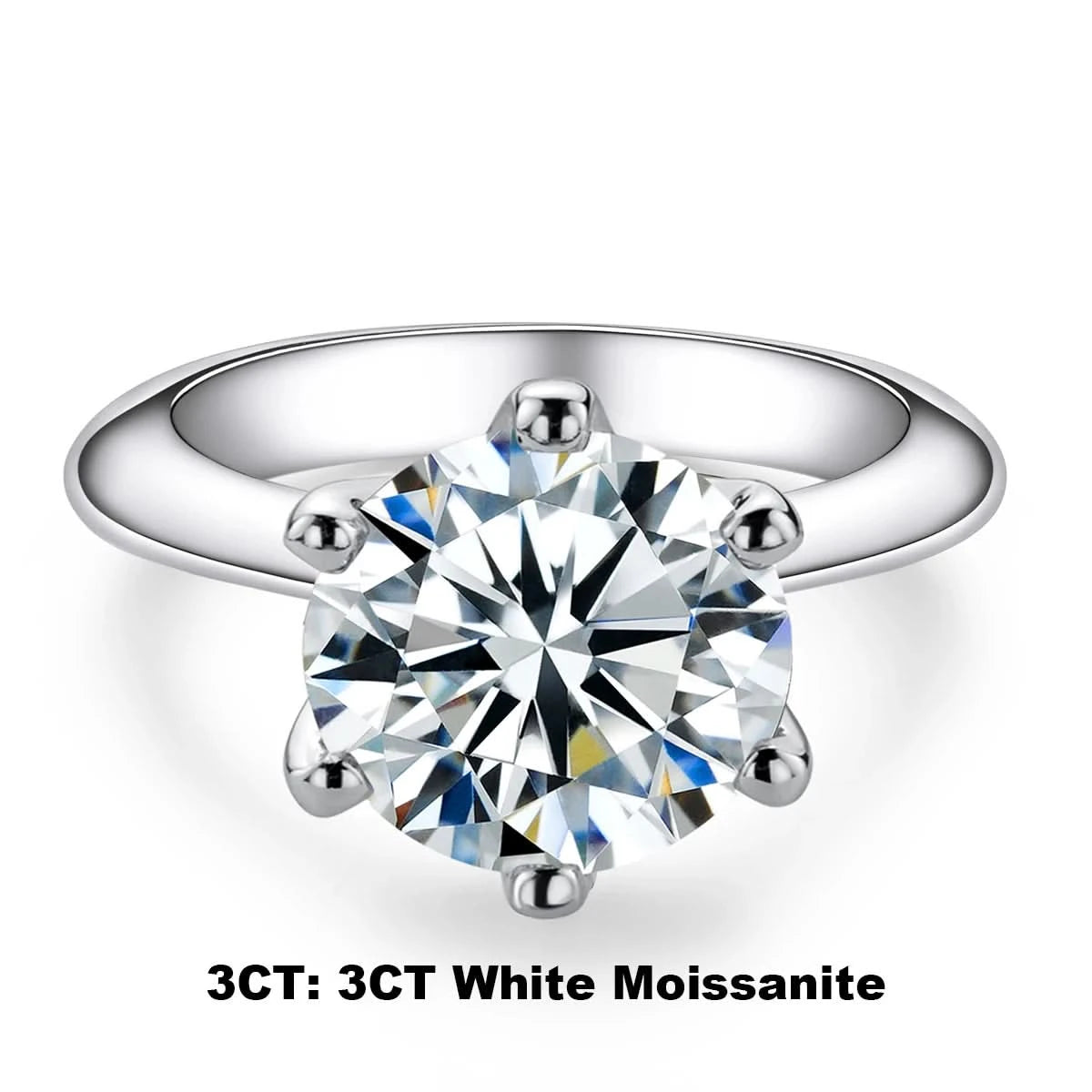 Moissanite Engagement Ring