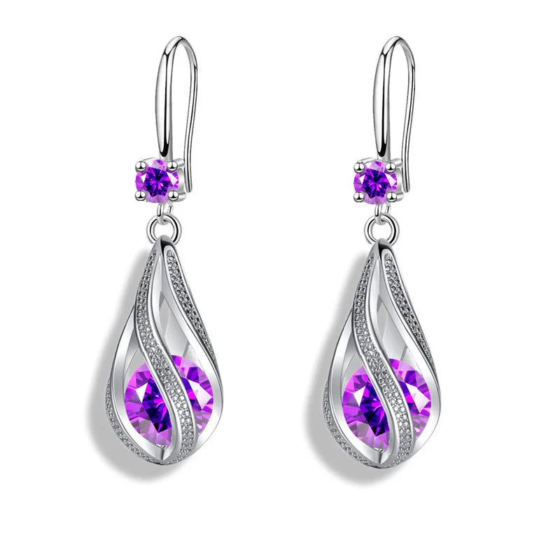 925 Sterling dangling earrings