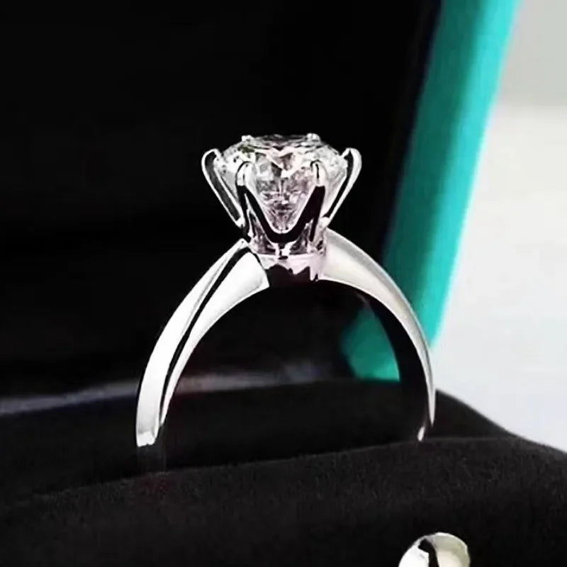 1 ct Moissanite Engagement ring