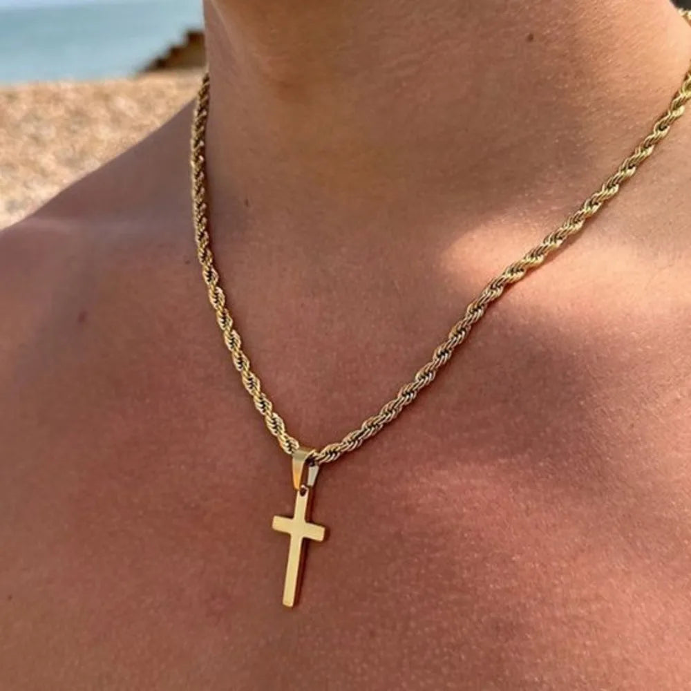 Gold Cross Necklace